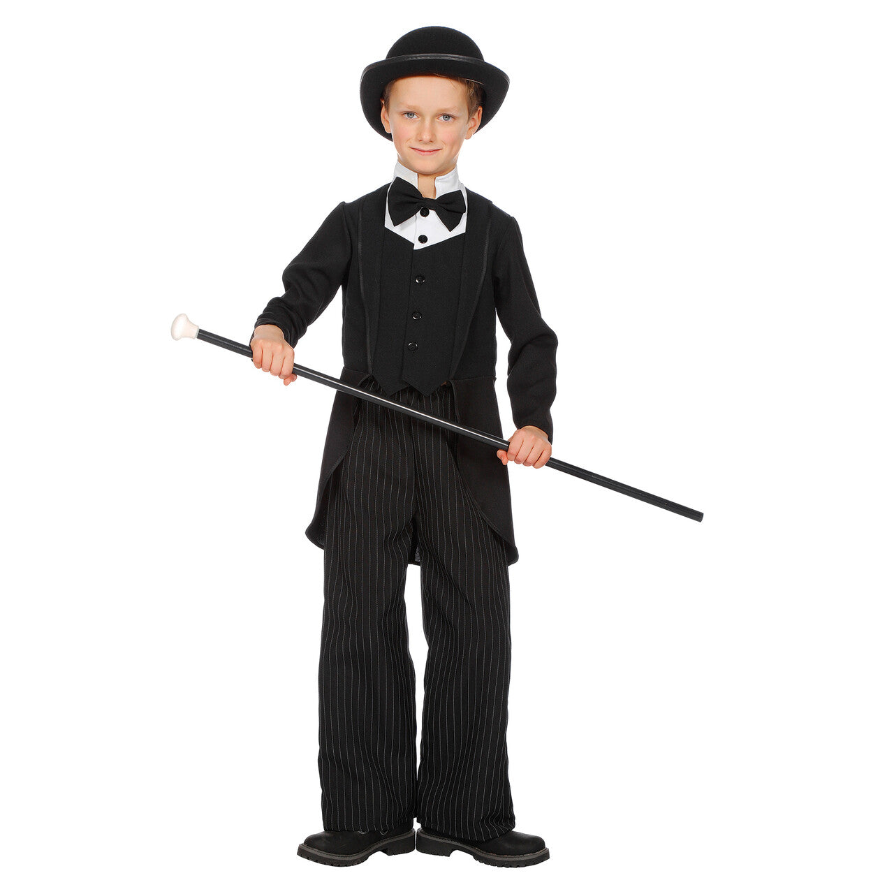 Op deze afbeelding zie je een Kostuums, van het merk Wilbers. Charlie Uit De Stomme Film Kind Jongen Kostuum