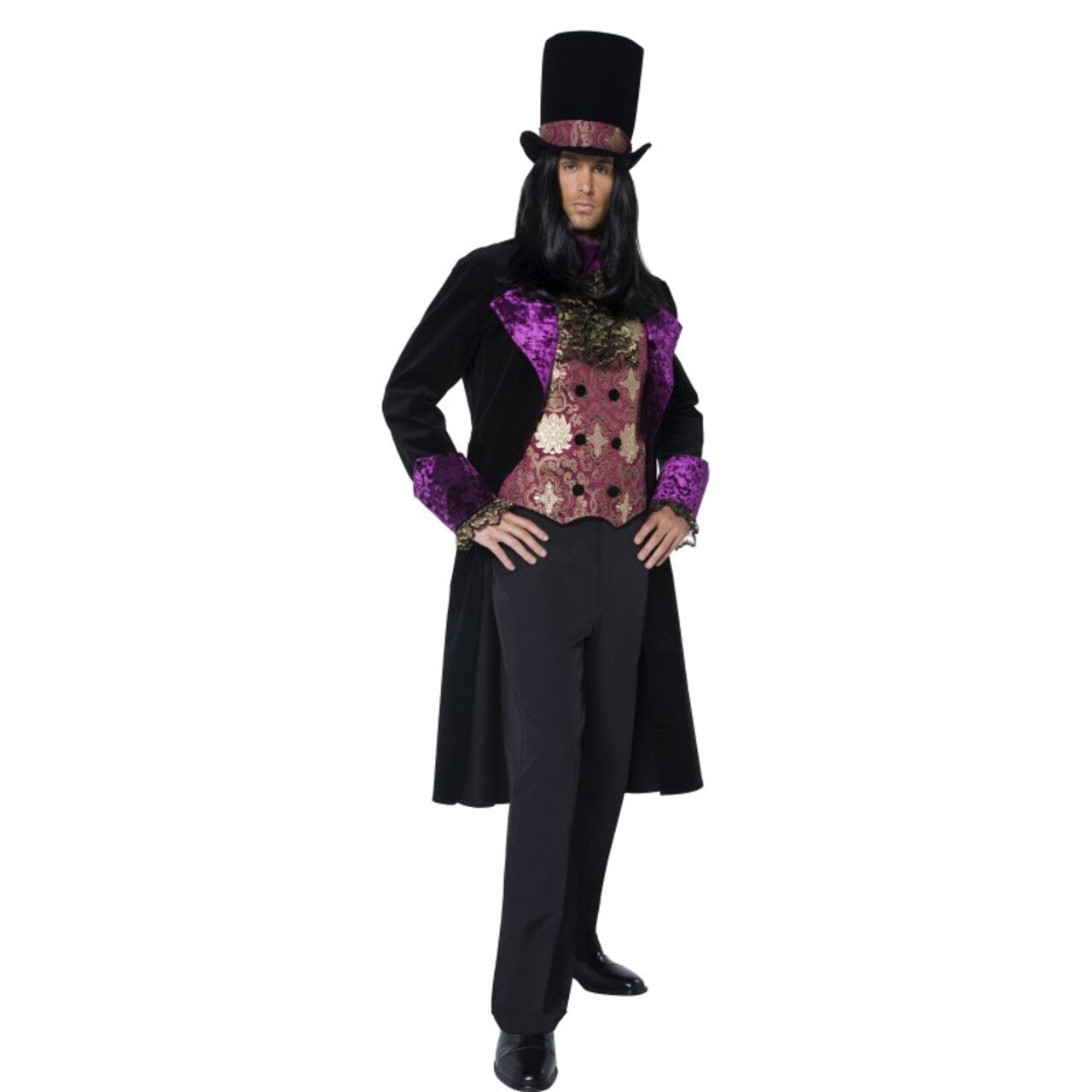 Op deze afbeelding zie je een Kostuums, van het merk Smiffy's. Gothic Gentleman Kostuum