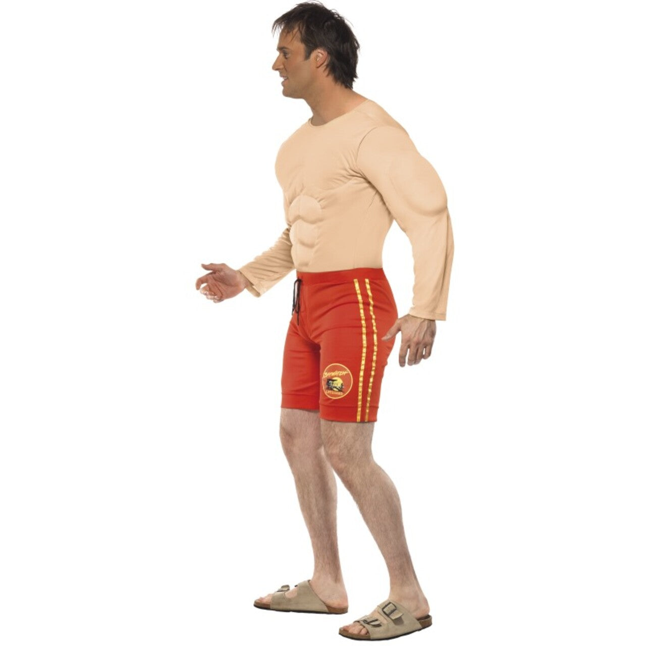 Op deze afbeelding zie je een Kostuums, van het merk Smiffy's. Officieel Baywatch Lifeguard Kostuum Man