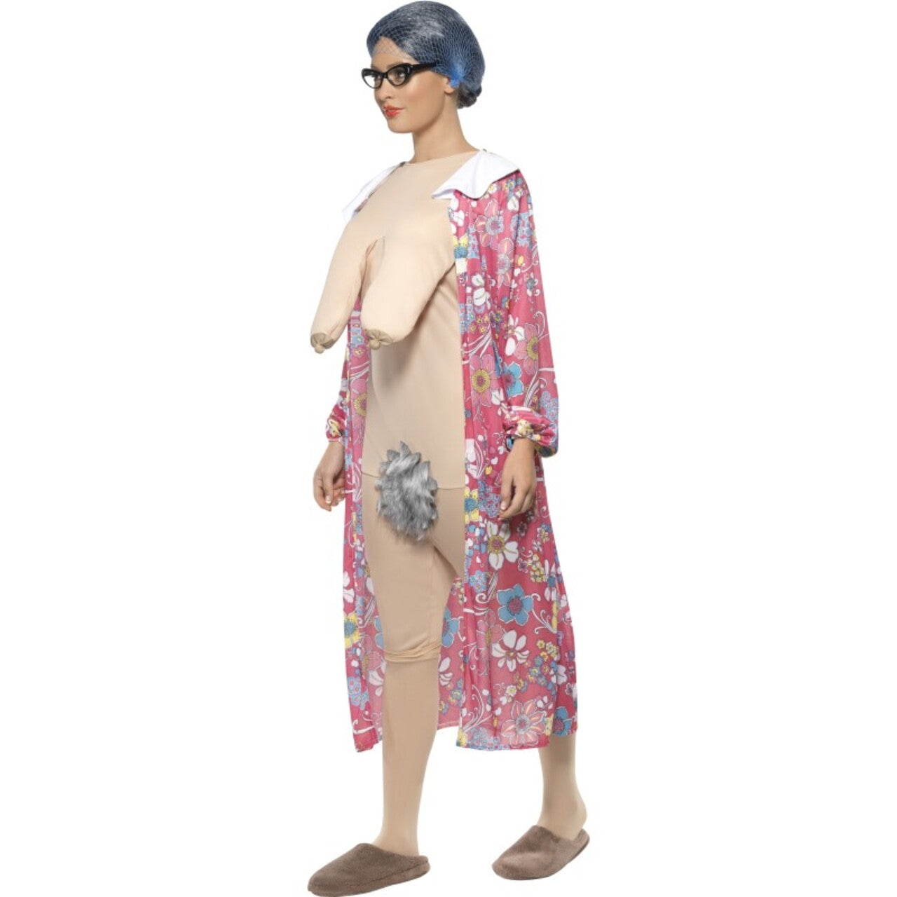 Op deze afbeelding zie je een Kostuums, van het merk Smiffy's. Oma Met Hangers Vrouw Kostuum
