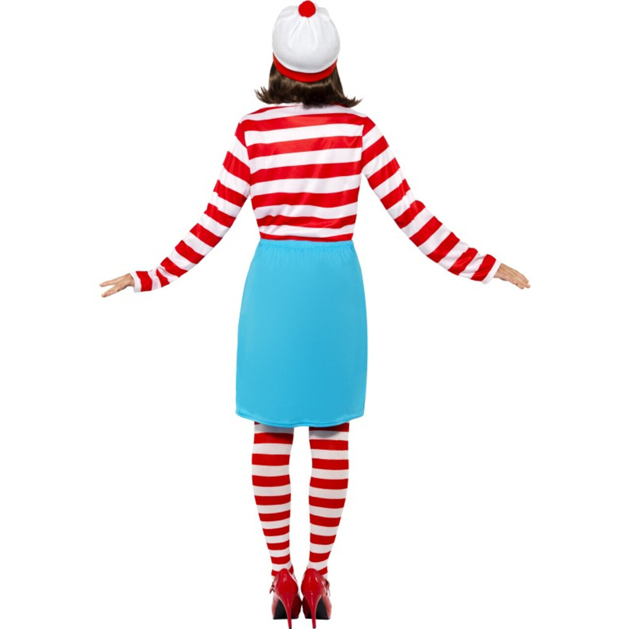 Op deze afbeelding zie je een Kostuums, van het merk Smiffy's. Vrouwen Where Is Wally Vrouw Kostuum