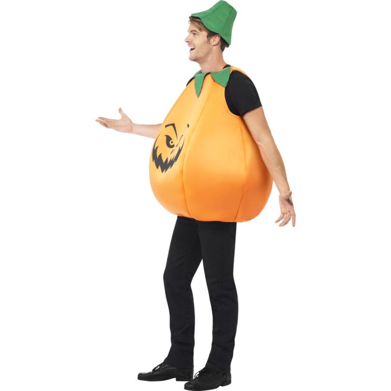 Op deze afbeelding zie je een Kostuums, van het merk Smiffy's. Pompoen Volwassen Kostuum Man