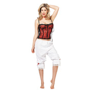 Op deze afbeelding zie je een Kostuums, van het merk Wilbers. Traditionele 3 / 4 Broek Vrouw