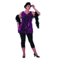 Miss Glitter Jurkje Pailletten Patty Paars Vrouw