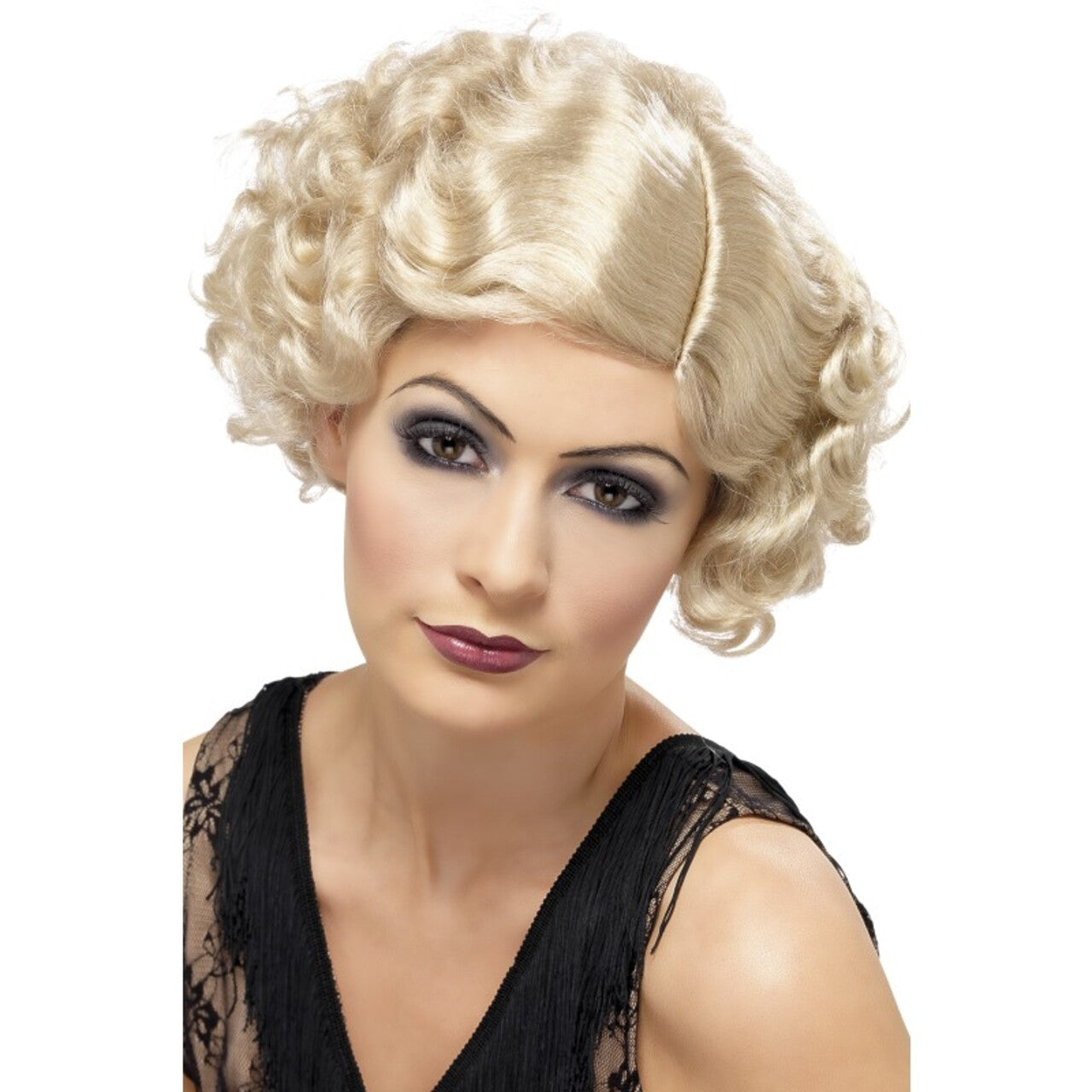Op deze afbeelding zie je een Accessoires, van het merk Smiffy's. 20s Flirty Flapper Pruik