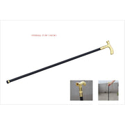 Op deze afbeelding zie je een Accessoires, van het merk Wilbers. Piraten Wandelstok Classic Goud