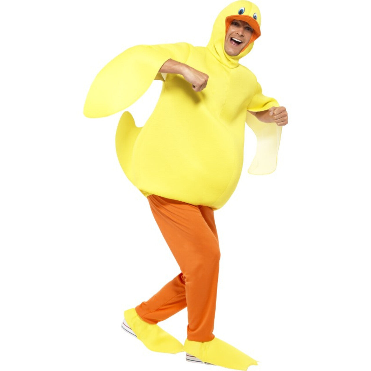 Op deze afbeelding zie je een Kostuums, van het merk Smiffy's. Gele Badeend Kostuum