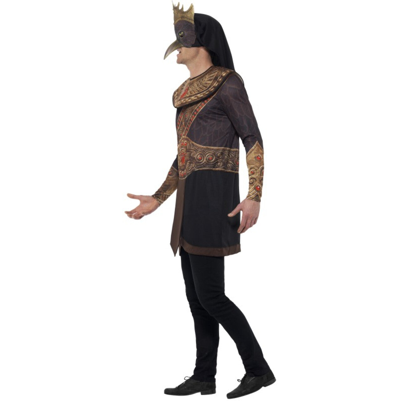 Op deze afbeelding zie je een Kostuums, van het merk Smiffy's. Egyptische Valkengod Horus Man Kostuum
