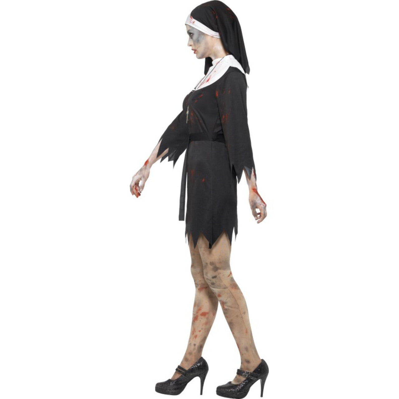 Op deze afbeelding zie je een Kostuums, van het merk Smiffy's. Zombie Non Carletta Vrouw Kostuum