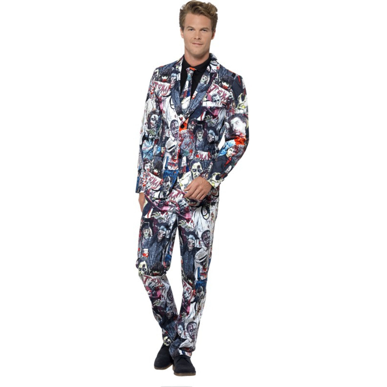 Op deze afbeelding zie je een Kostuums, van het merk Smiffy's. Zombie Herenkostuum Man Kostuum