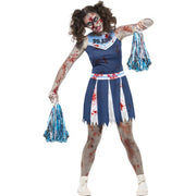 Op deze afbeelding zie je een Kostuums, van het merk Smiffy's. Zombie Cheerleader Daisy Vrouw Kostuum