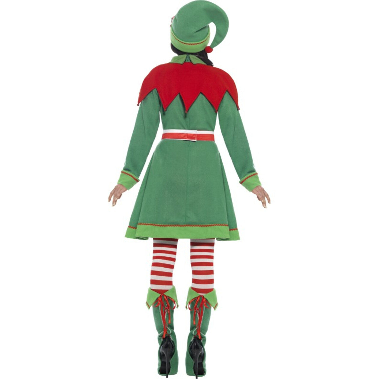 Op deze afbeelding zie je een Kostuums, van het merk Smiffy's. Luxe Elf Jurk Mistletoe Vrouw