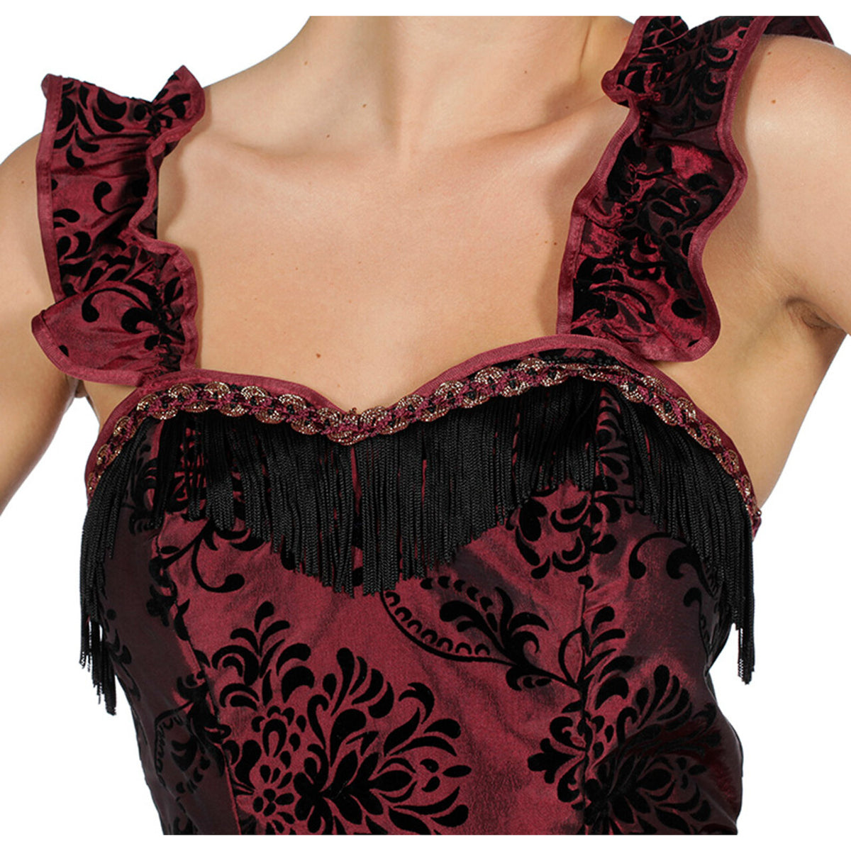 Op deze afbeelding zie je een Kostuums, van het merk Wilbers. Kitty Queen Burlesque Vrouw Kostuum