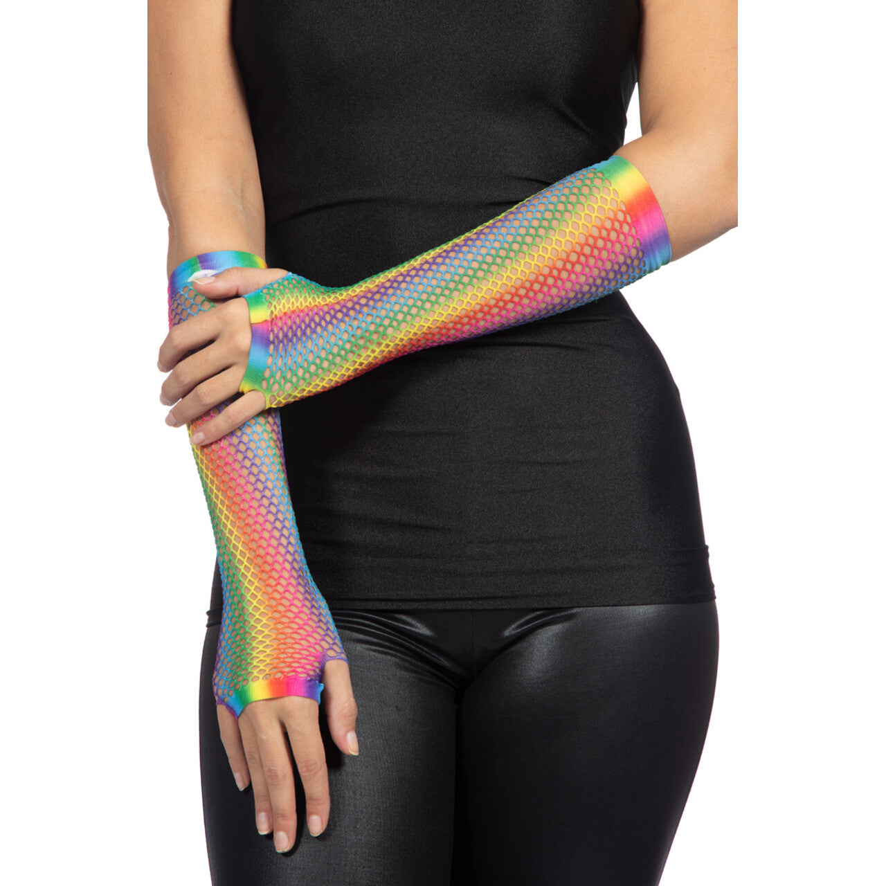 Op deze afbeelding zie je een Accessoires, van het merk Wilbers. Nethandschoenen Rainbow Festival