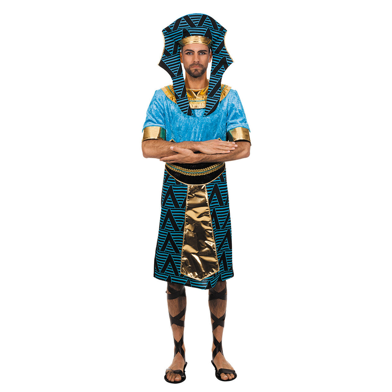 Op deze afbeelding zie je een Kostuums, van het merk Wilbers. Egyptenaar Ramses ( Zonder Hoed) Farao Van De Nijl Man Kostuum