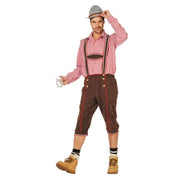 Op deze afbeelding zie je een Kostuums, van het merk Wilbers. Bierdrinkende Tiroler Bruin Man