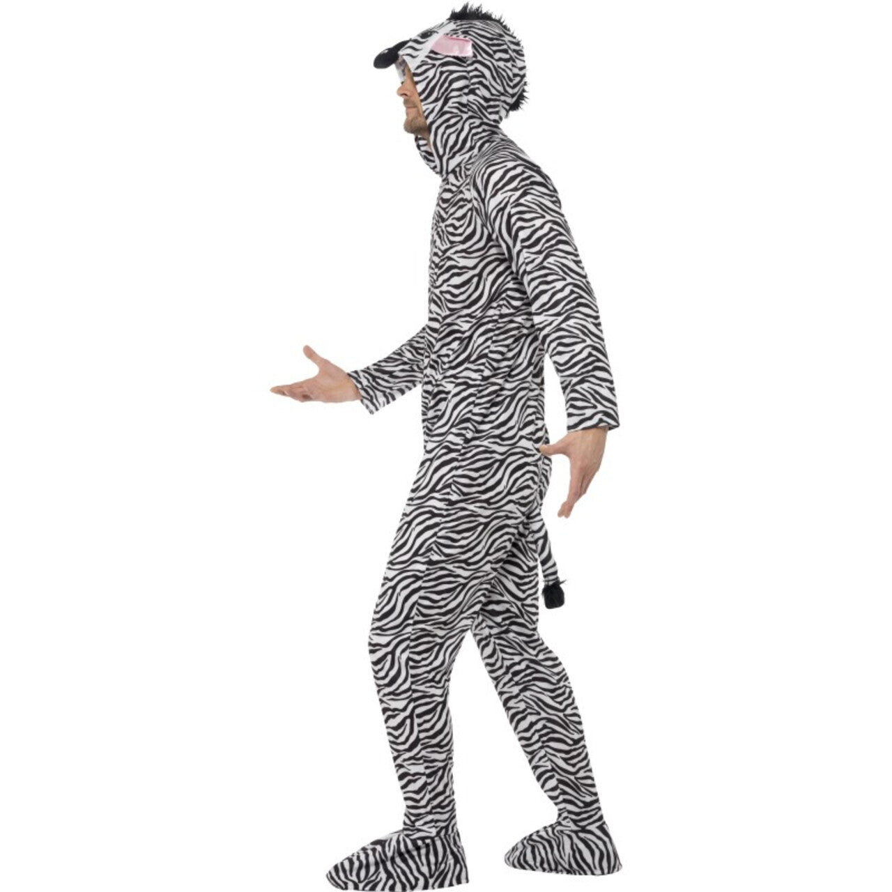 Op deze afbeelding zie je een Kostuums, van het merk Smiffy's. Onesie Schattige Zebra Kostuum