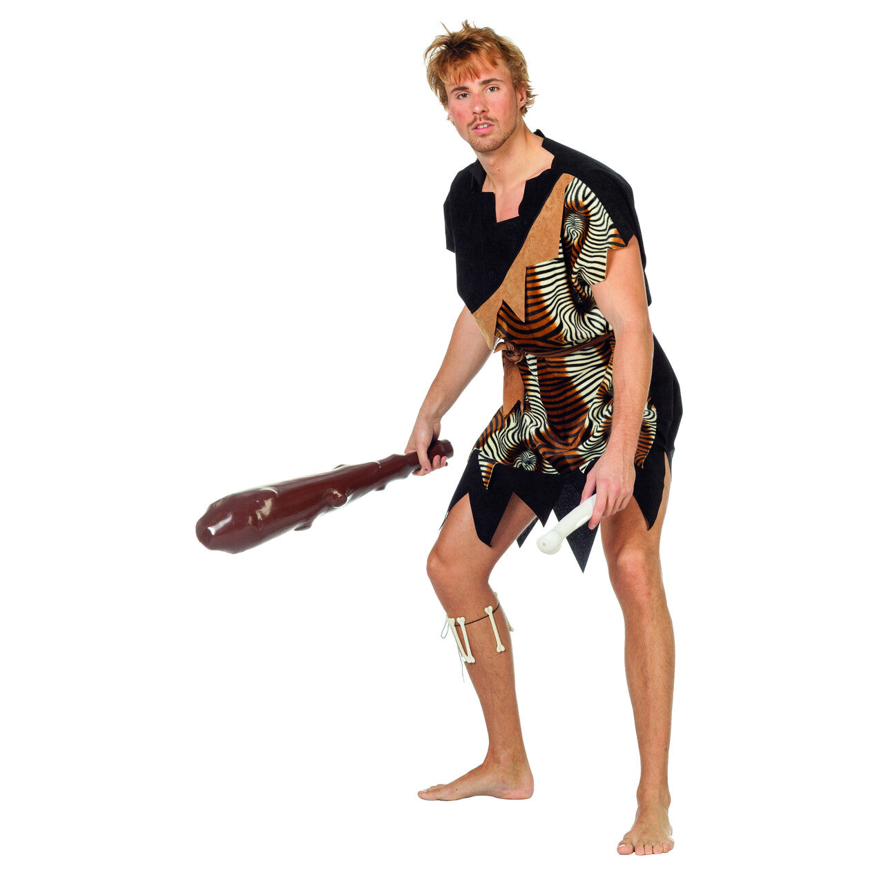 Op deze afbeelding zie je een Kostuums, van het merk Wilbers. Pleistoceen Oermens Velboa Afrika Man Kostuum