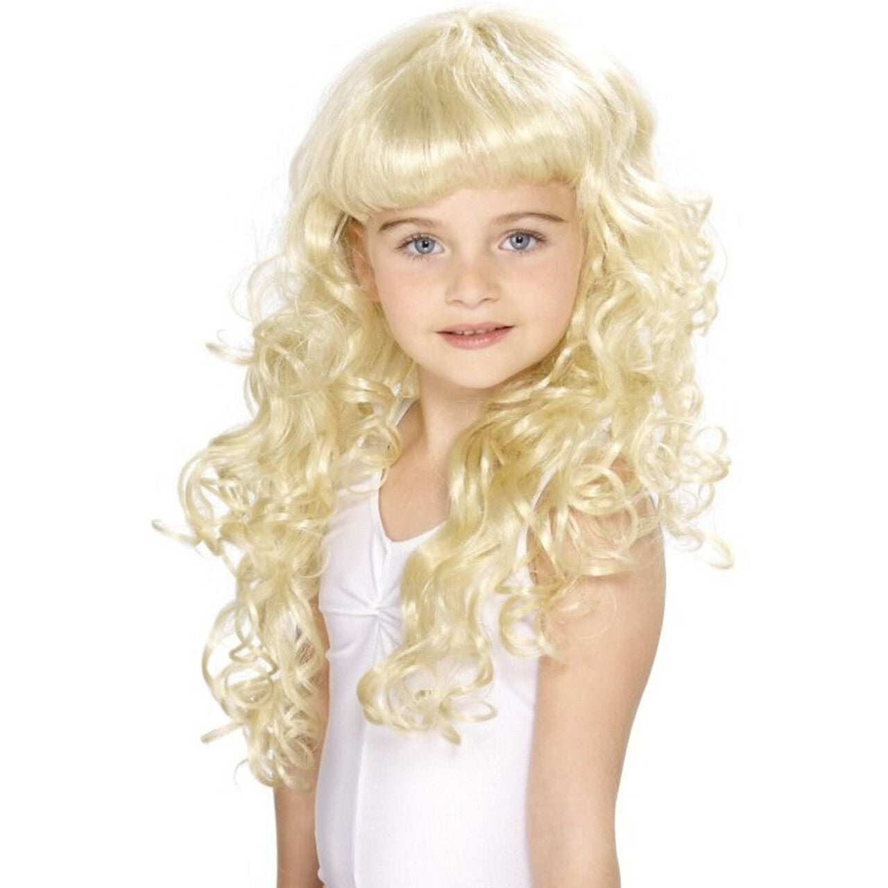 Op deze afbeelding zie je een Accessoires, van het merk Smiffy's. Kind Prinses Pruik
