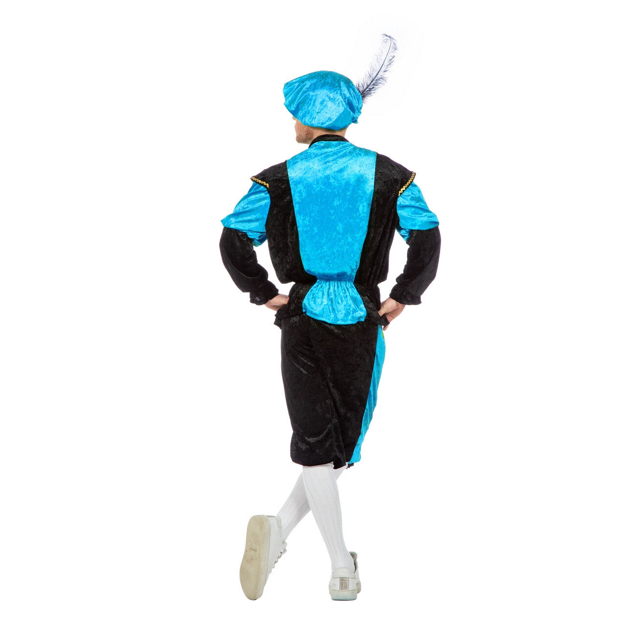 Op deze afbeelding zie je een Kostuums, van het merk Wilbers. Aqua Piet Pansamt Budget Kostuum