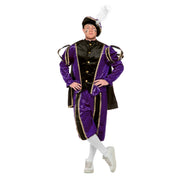 Op deze afbeelding zie je een Kostuums, van het merk Wilbers. Paarse Piet Pietenpak Kostuum