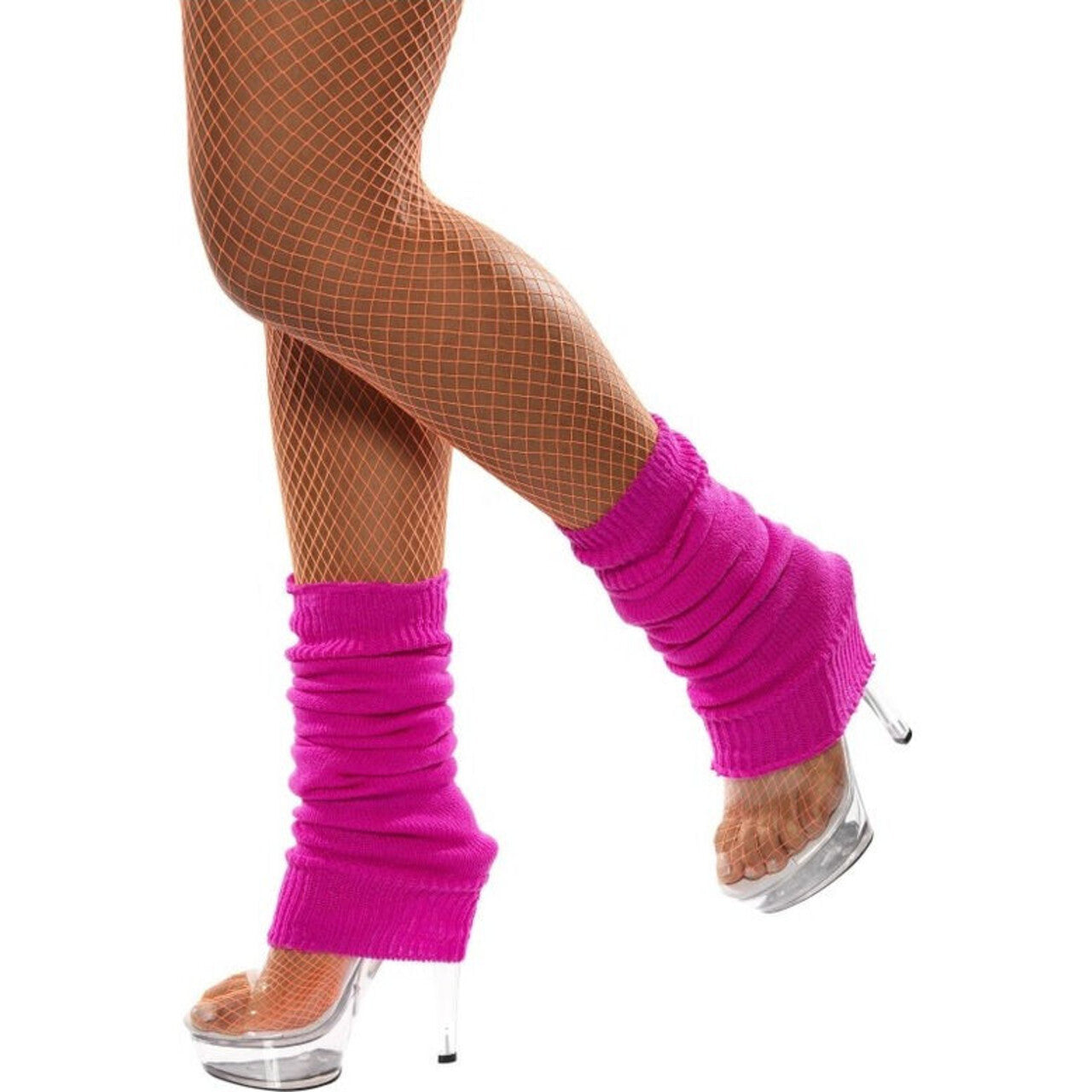 Op deze afbeelding zie je een Accessoires, van het merk Smiffy's. Beenwarmers Roze Vrouw