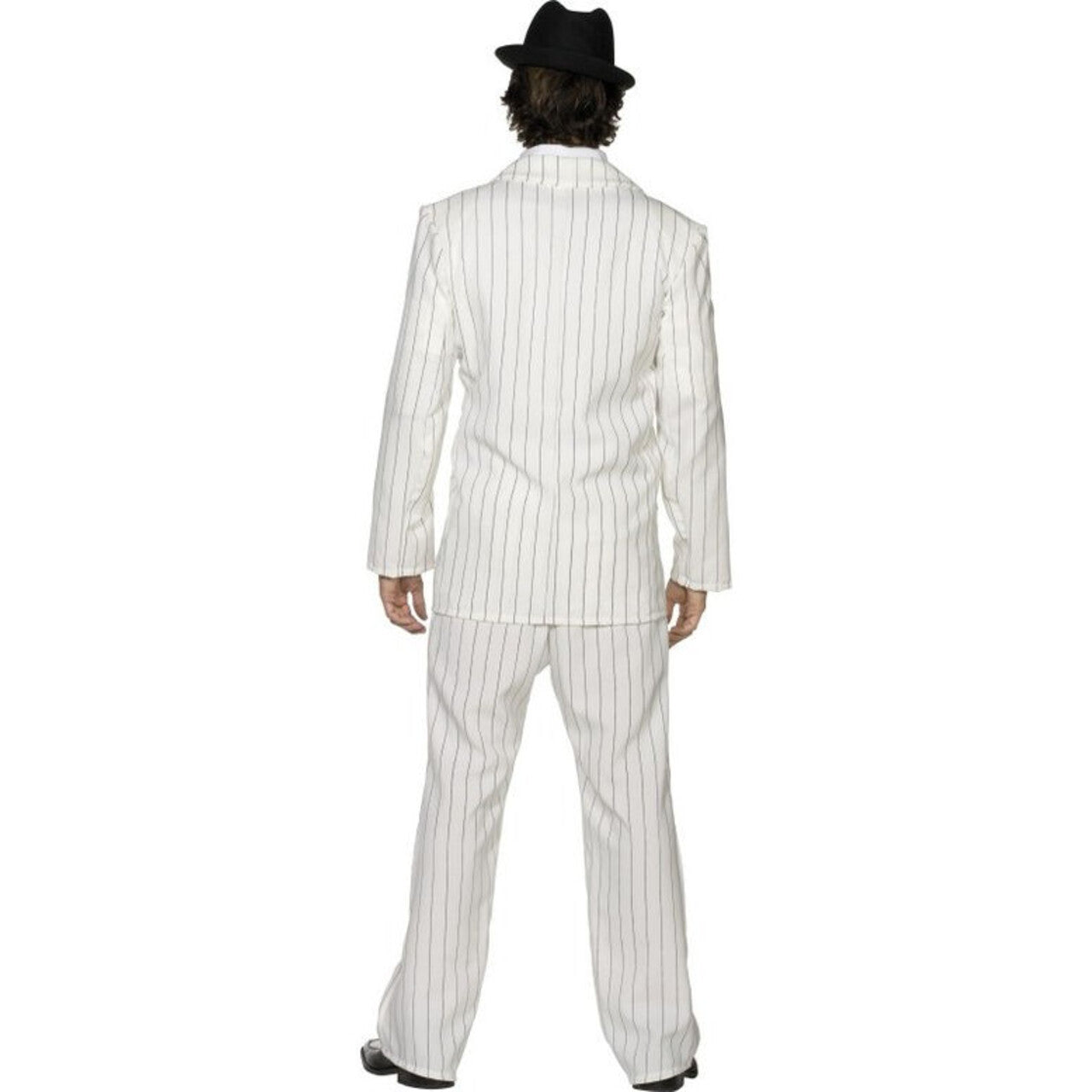 Op deze afbeelding zie je een Kostuums, van het merk Smiffy's. Fever Gangster Wit Man Kostuum