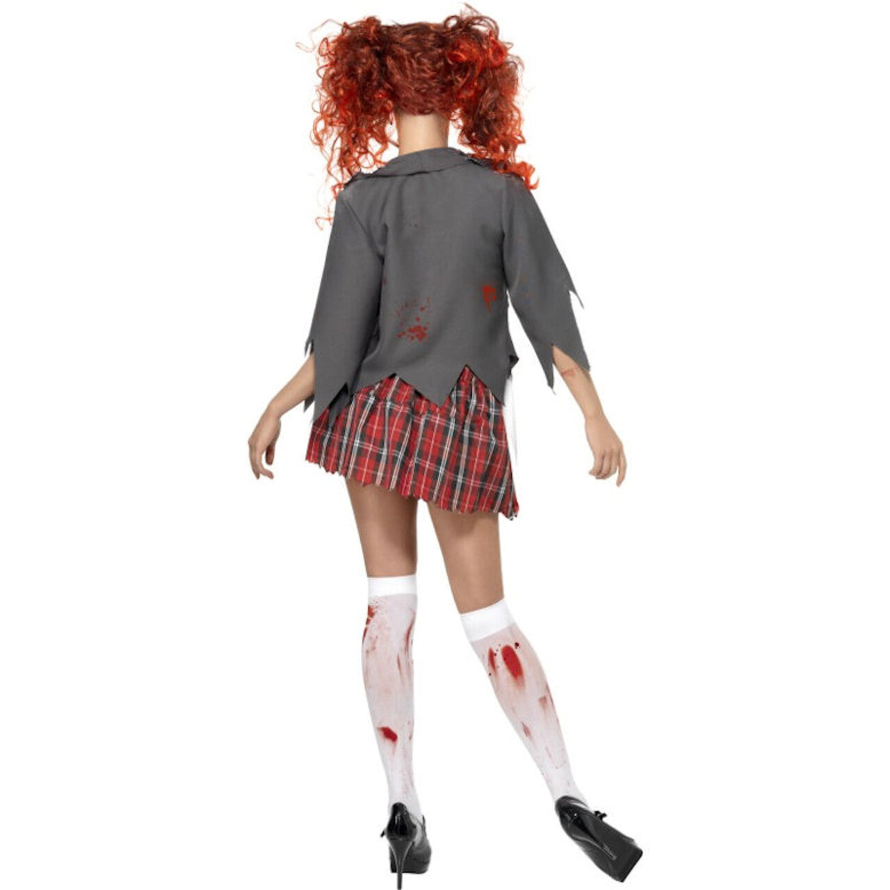 Op deze afbeelding zie je een Kostuums, van het merk Smiffy's. Horror Schoolmeisje Vrouw Kostuum