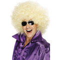 Grote Afro Pruik Blond