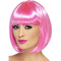 Lange Bob Pruik Roze