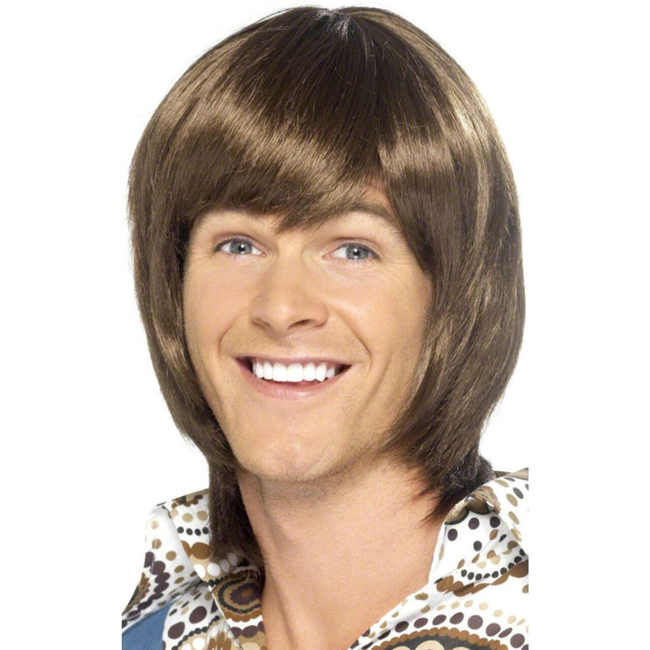 Op deze afbeelding zie je een Accessoires, van het merk Smiffy's. 70s Popster Pruik