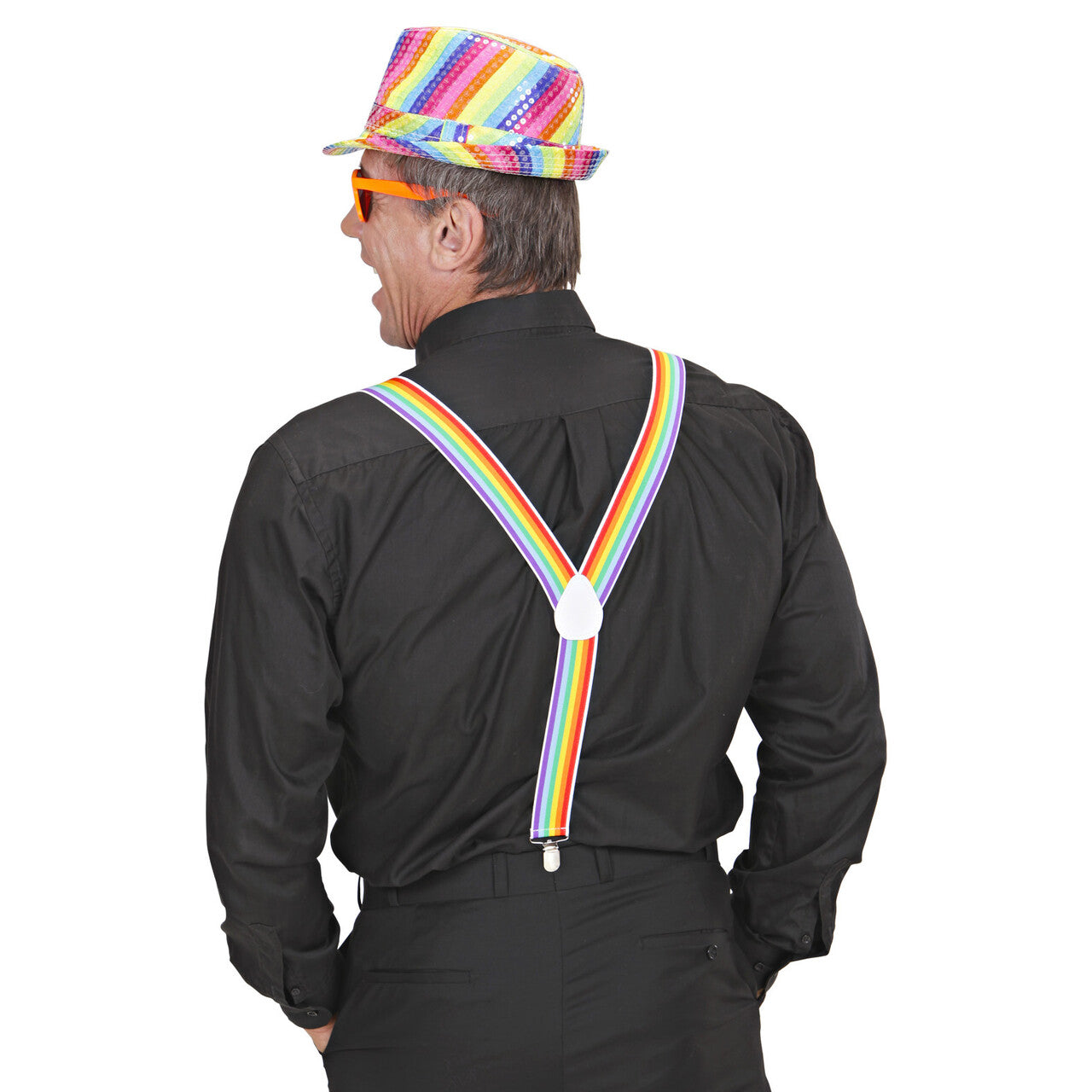 Op deze afbeelding zie je een Accessoires, van het merk Widmann. Bretels Veelkleurig
