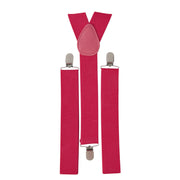 Op deze afbeelding zie je een Accessoires, van het merk Widmann. Bretels Roze