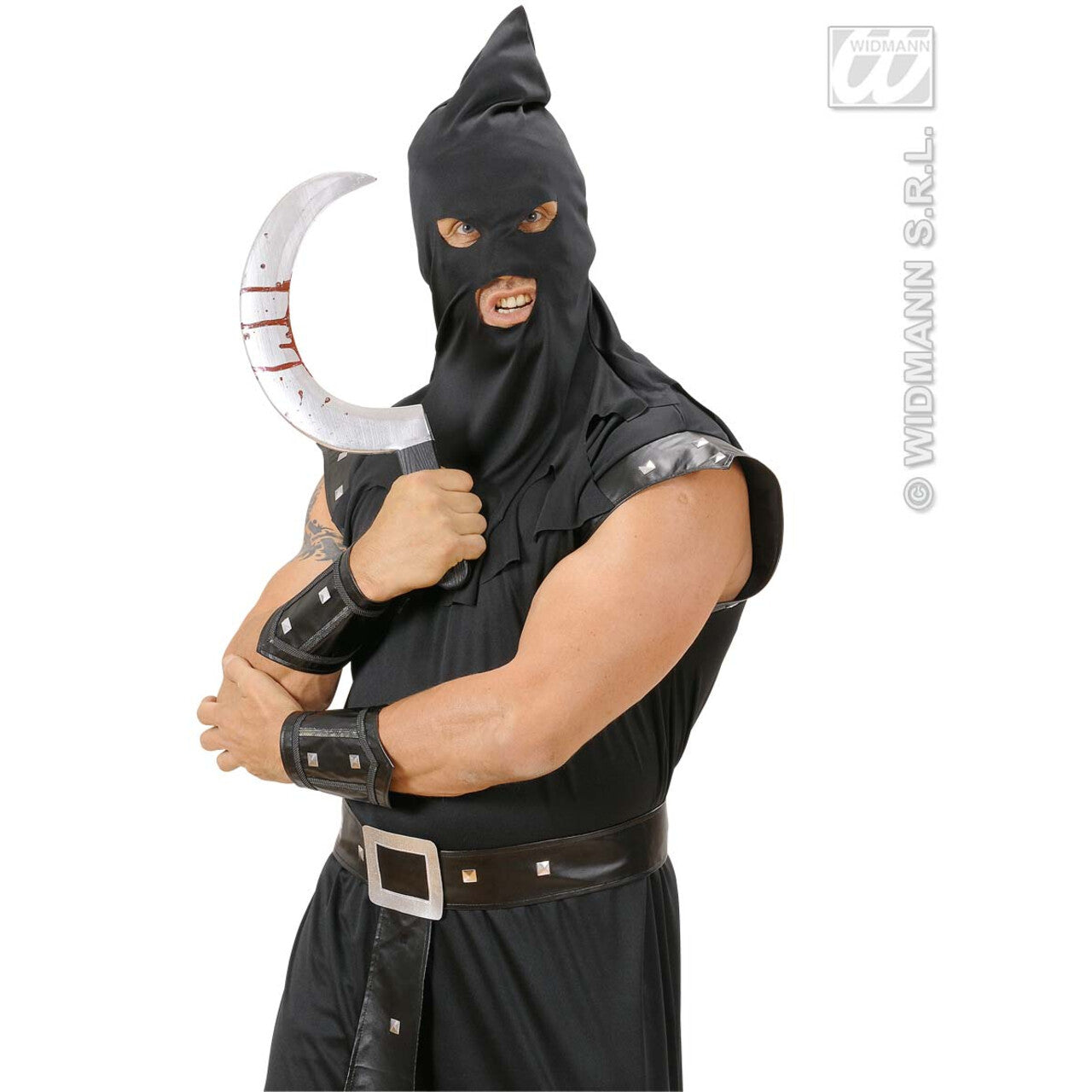 Op deze afbeelding zie je een Accessoires, van het merk Widmann. Sikkel Met Bloed 45 Centimeter