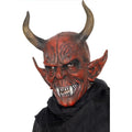 Volledig Duivel Masker Met Hoorns