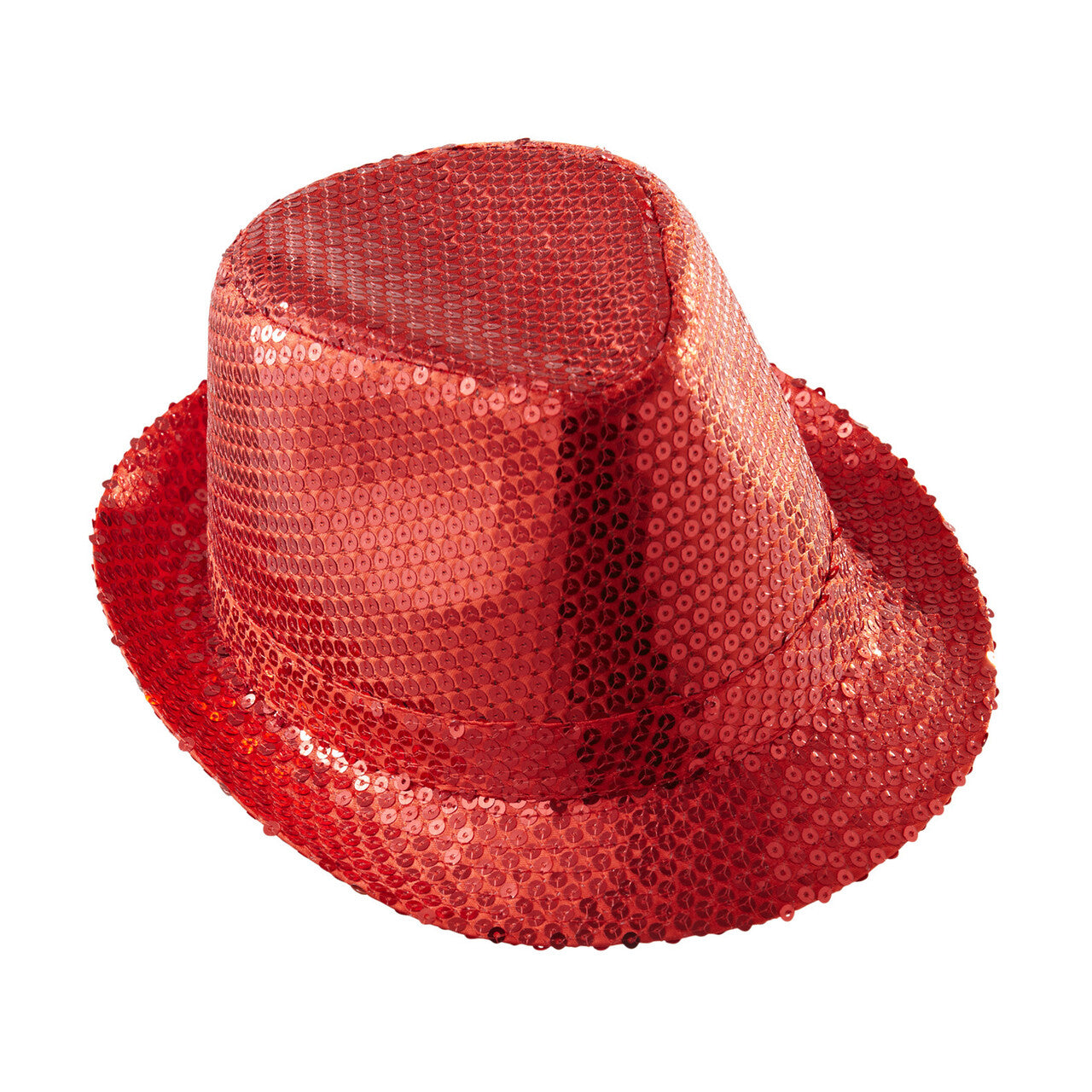 Op deze afbeelding zie je een Accessoires, van het merk Widmann. Disco Deukhoed Pailletten Rood