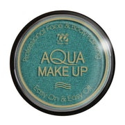Op deze afbeelding zie je een Accessoires, van het merk Widmann. Aqua Make-Up Metallic Groen 15 Gram