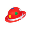 Mini Bolhoed Stip De Clown Rood