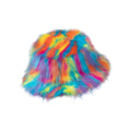 Bonte Fluffy Vissershoedje