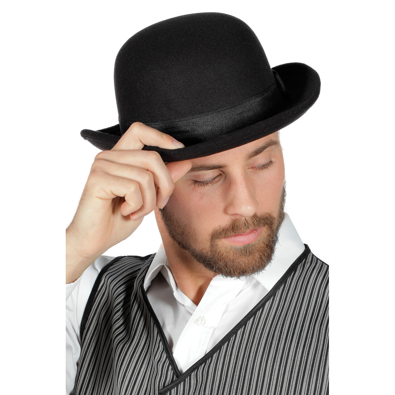 Op deze afbeelding zie je een Accessoires, van het merk Wilbers. Bolhoed Mr Chaplin