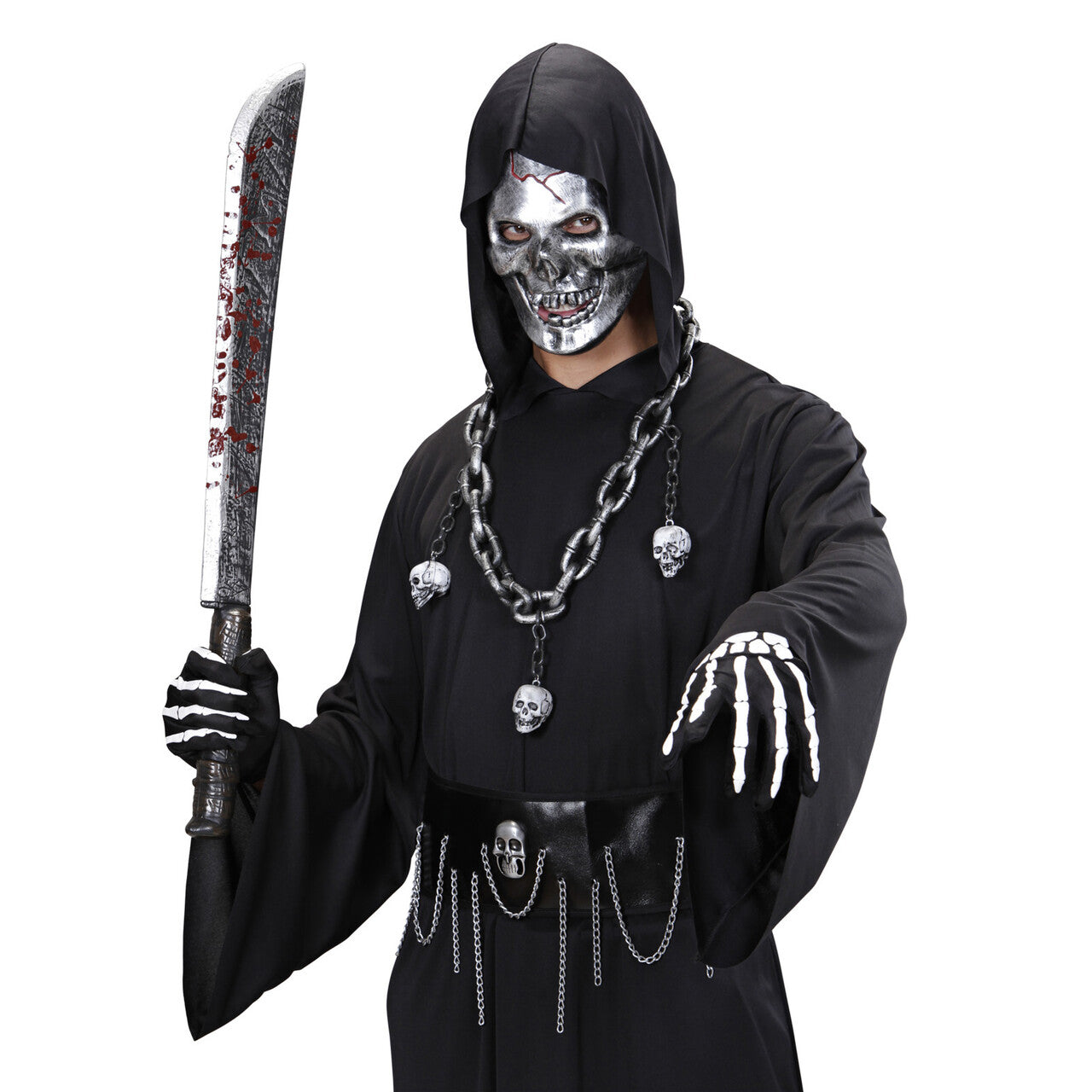 Op deze afbeelding zie je een Accessoires, van het merk Widmann. Machete Met Bloed 75 Centimeter