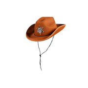 Op deze afbeelding zie je een Accessoires, van het merk Wilbers. Hoogste Sheriff Be Good Hoed Bruin