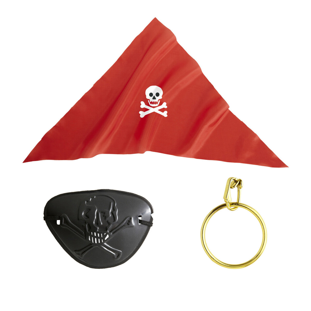 Op deze afbeelding zie je een Accessoires, van het merk Widmann. Zeven Zeeen Piratenset