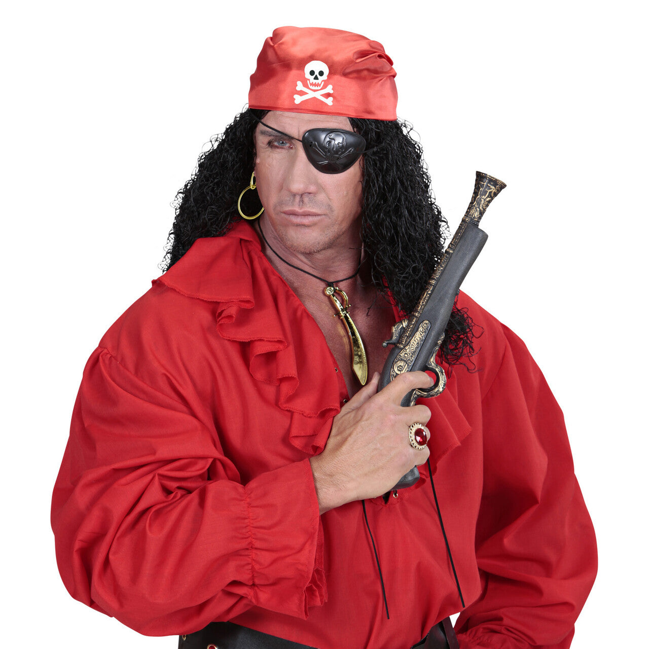 Op deze afbeelding zie je een Accessoires, van het merk Widmann. Zeven Zeeen Piratenset