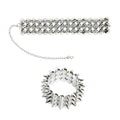 Metal Choker En Armband Spijkers