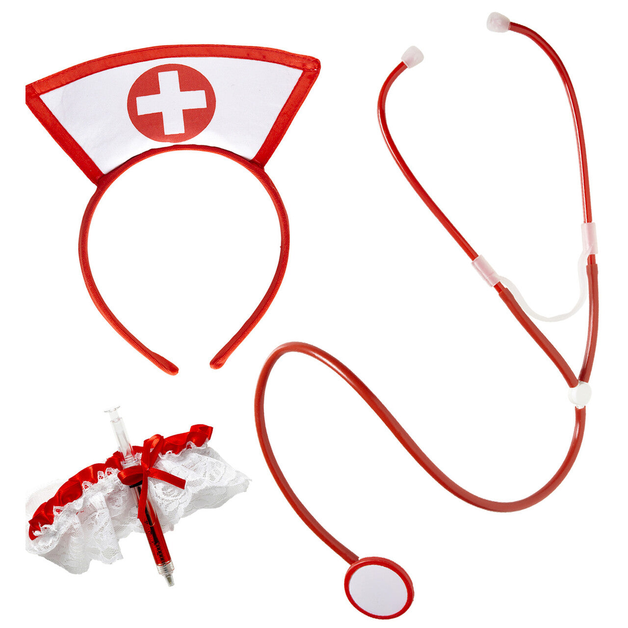 Op deze afbeelding zie je een Accessoires, van het merk Widmann. Set Pleegzuster