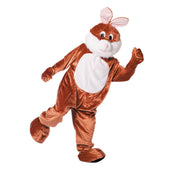Op deze afbeelding zie je een Kostuums, van het merk Wilbers. Full-Body Mascotte Paashaas Man Kostuum