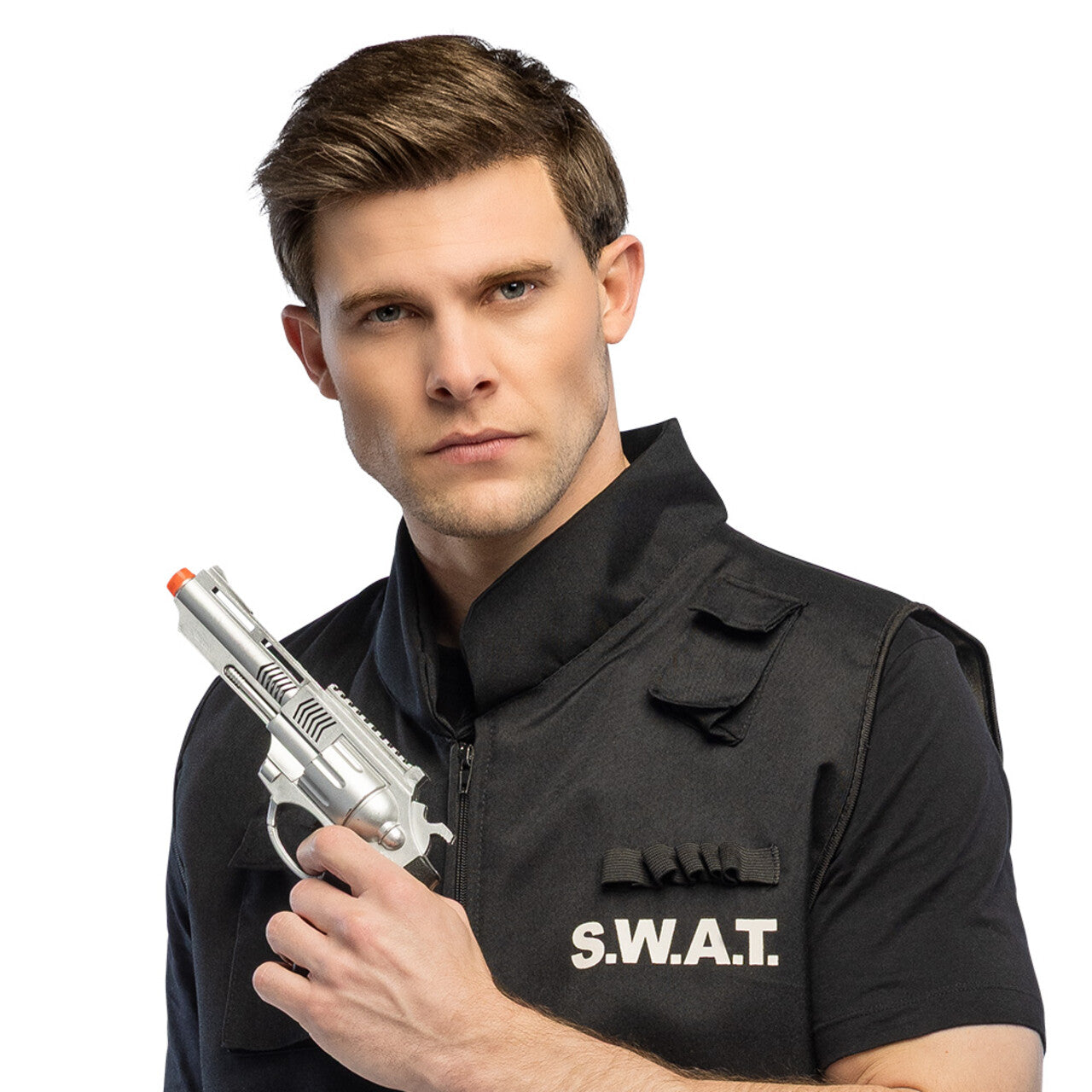 Op deze afbeelding zie je een Accessoires, van het merk Boland. Politie Pistool Fight For Justice