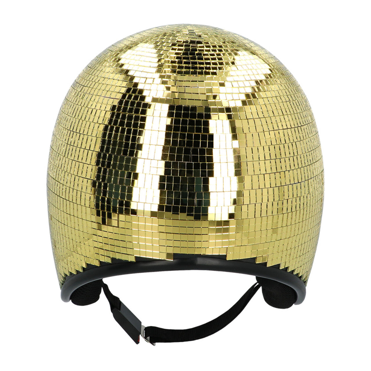 Op deze afbeelding zie je een Accessoires, van het merk Boland. Helm Pailletten Disco Goud