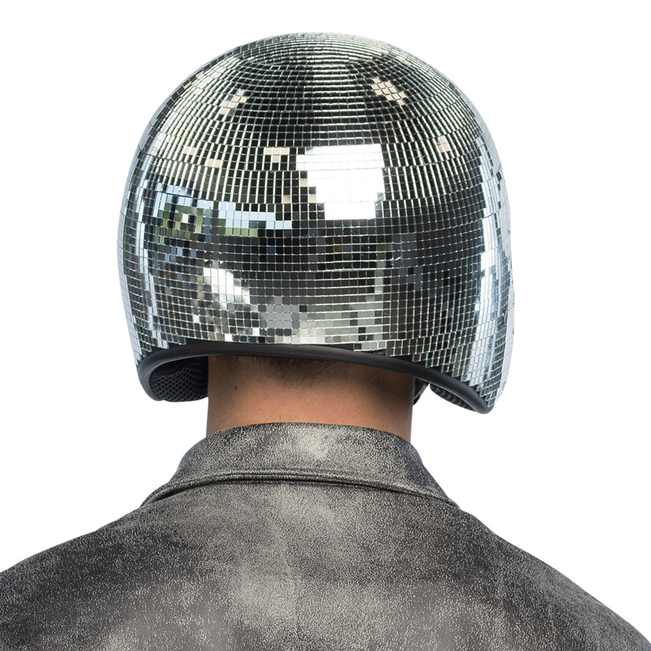 Op deze afbeelding zie je een Accessoires, van het merk Boland. Helm Disco Bol Zilver